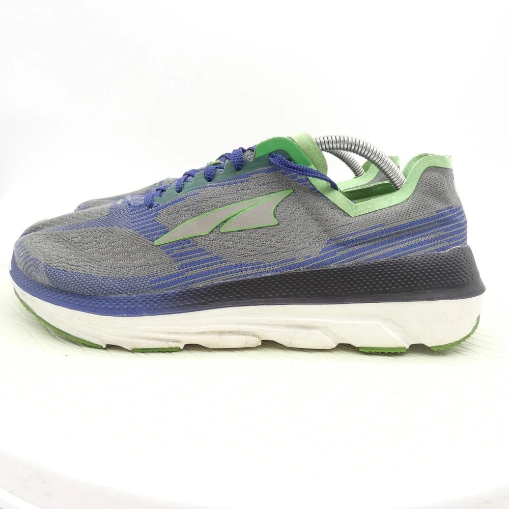 Altra Duo 1.5 ALM1938F004 Mens US 11 Running Shoes Gray Blue Green Knit Sneakers